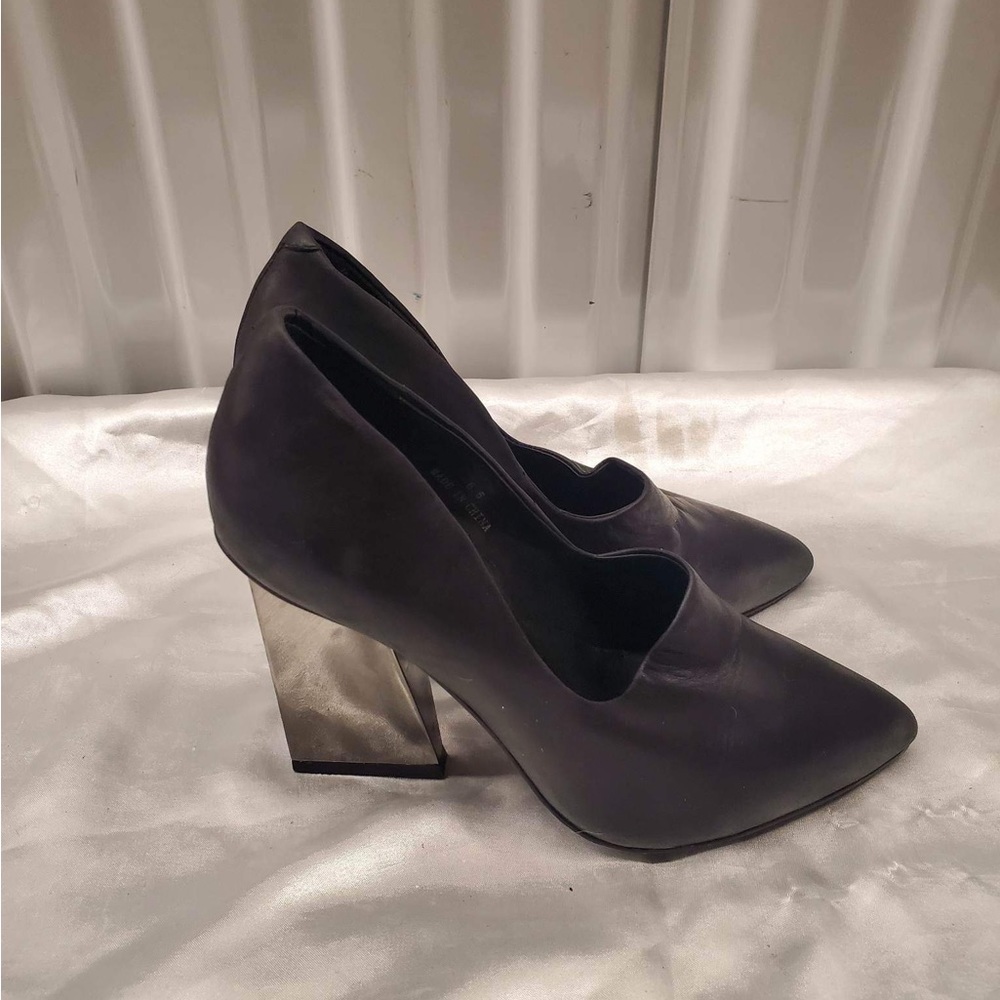 Jeffrey Campbell Shoes | Jeffrey Campbell Mirror Metallic Heels
